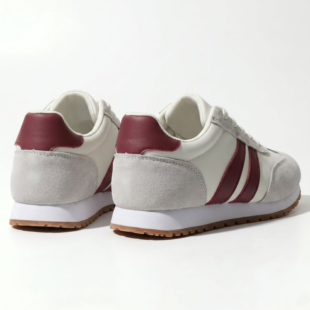 Orthopedic Trainers Women - Suede Retro Lace-Up