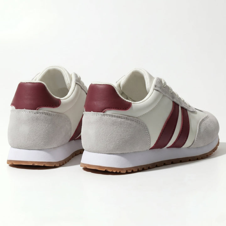 Orthopedic Trainers Women - Suede Retro Lace-Up