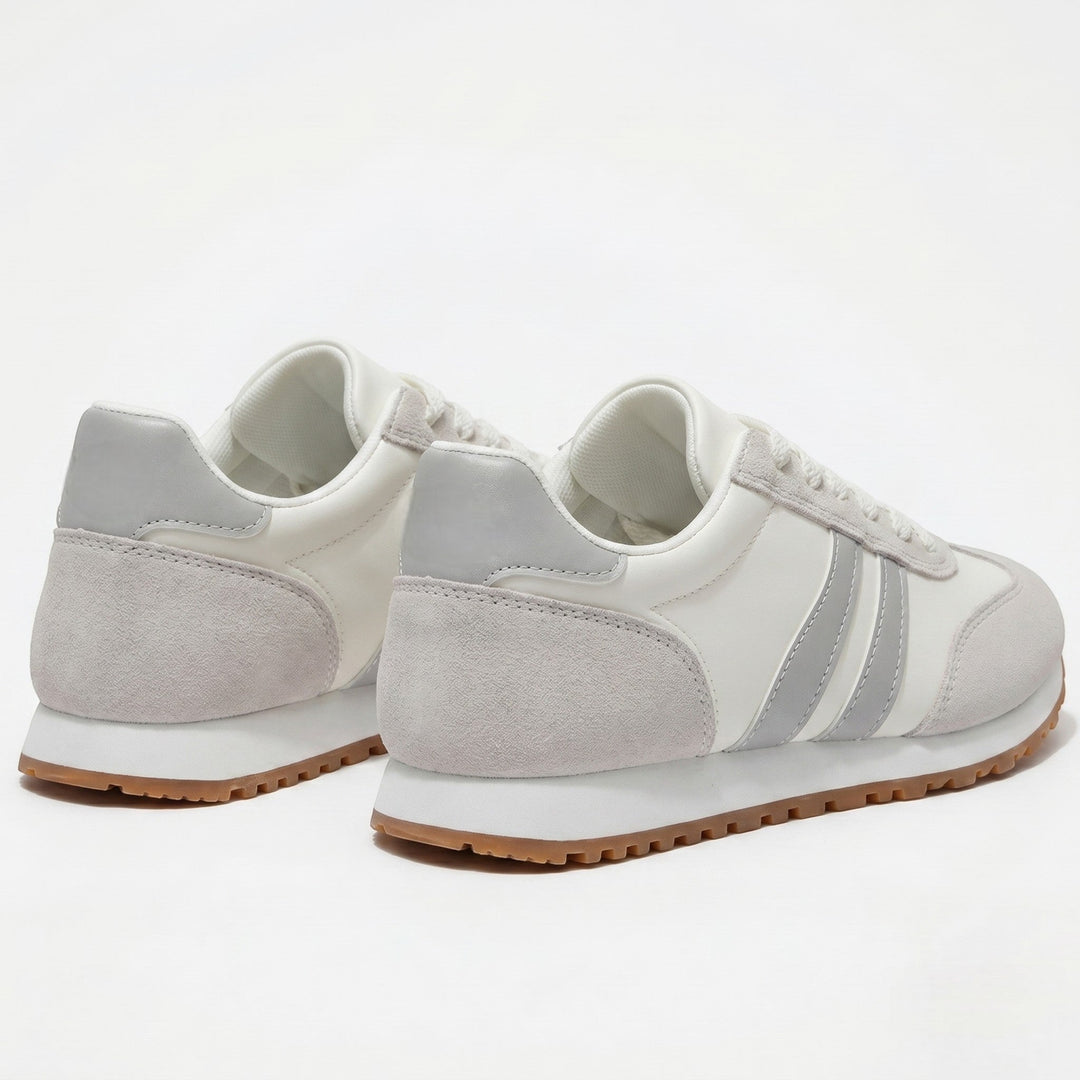 Orthopedic Trainers Women - Suede Retro Lace-Up