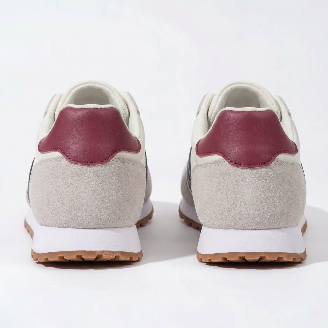 Orthopedic Trainers Women - Suede Retro Lace-Up