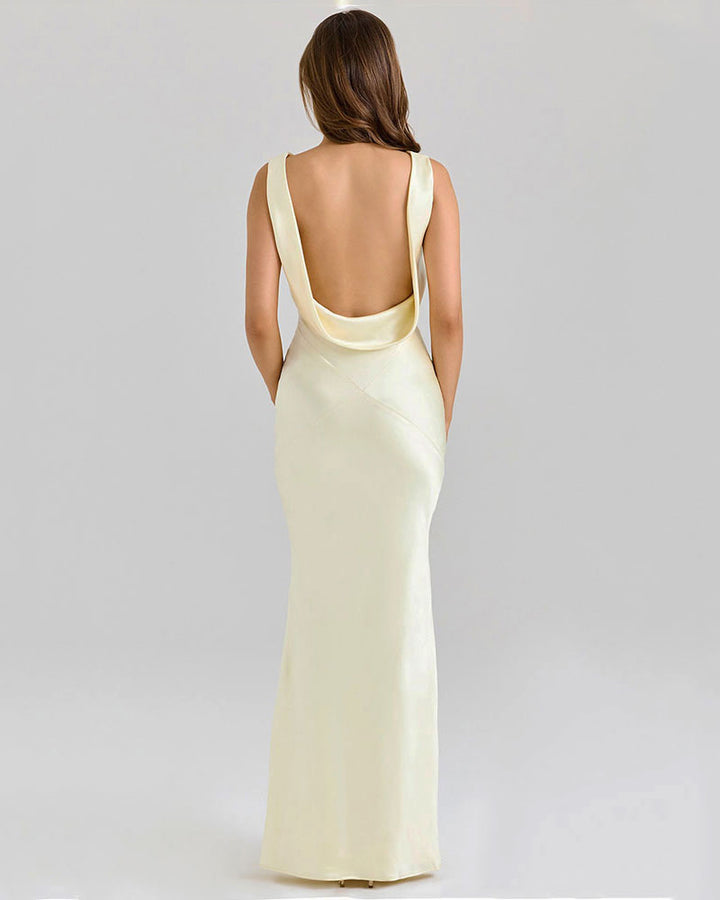 Women’s Satin Dress - Mermaid Floor Length