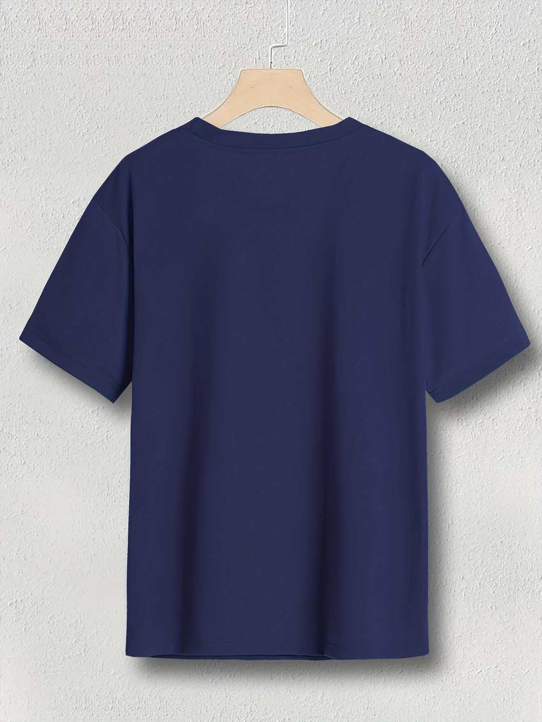 Women's Oversized Black T-Shirt - Crew Neck Tee