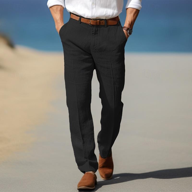 Men’s Linen Pants - Tailored Linen Summer