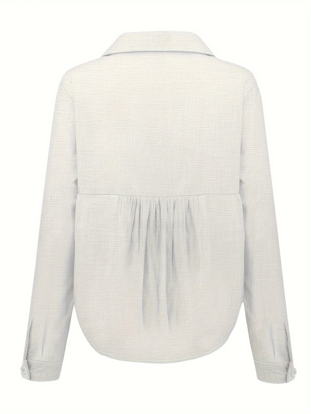 Women’s Linen Shirt - Long Sleeve Loose Fit