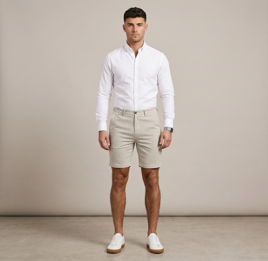 Men’s Chino Shorts - Tailored Cotton