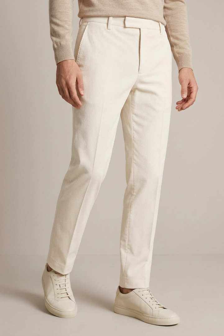 Men’s Classic Pants - High Waist Cotton