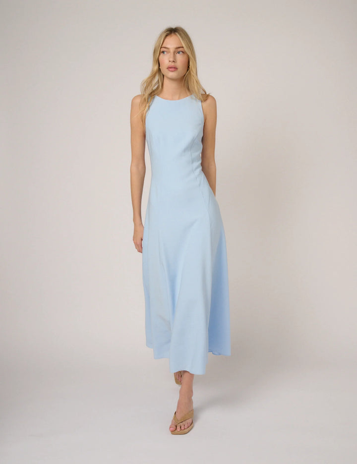 Women’s Midi Dress - Elegant Slim Fit Classic