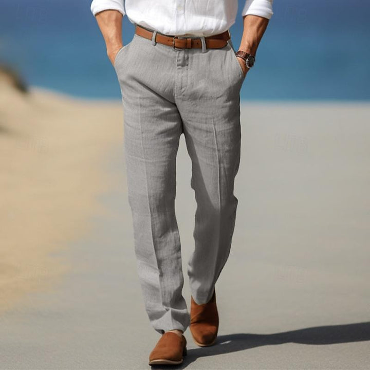 Men’s Linen Pants - Tailored Linen Summer